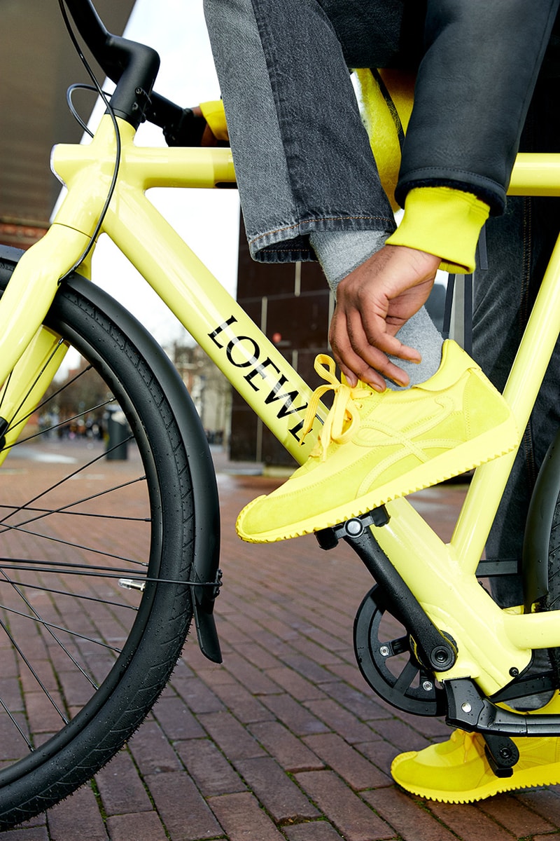 LOEWE x VanMoof S3 e-Bike Bicycle Amsterdam Flagship Store Opening Jonathan Anderson
