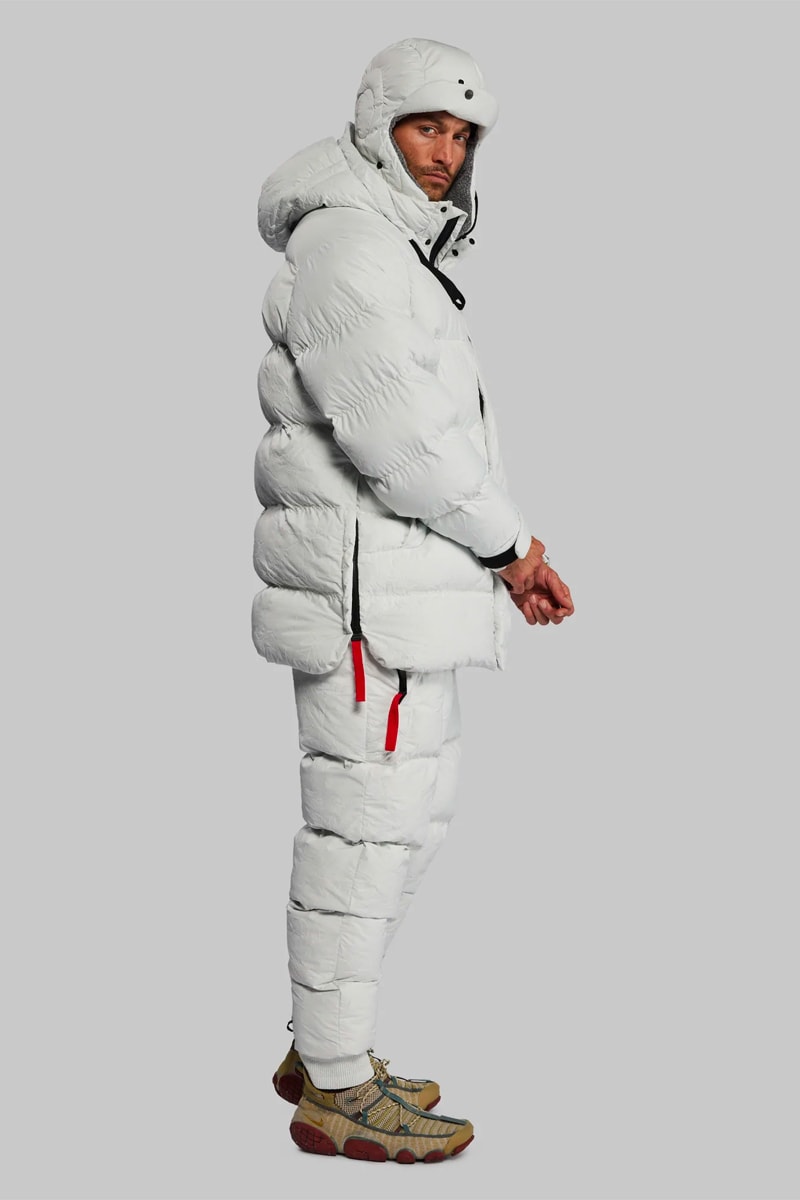Vollebak Releases New Arctic-Ready "Titan" Collection with Winter Gear That Will Keep You Warm at -100°C nasa materials saturn icy moon parachute fabric british special forces fleece titan puffer velcof cuff adjsuters
