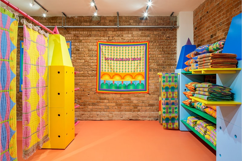 Yinka Ilori London Pop-Up Store Nigerian British artist Shoreditch architecture Christmas