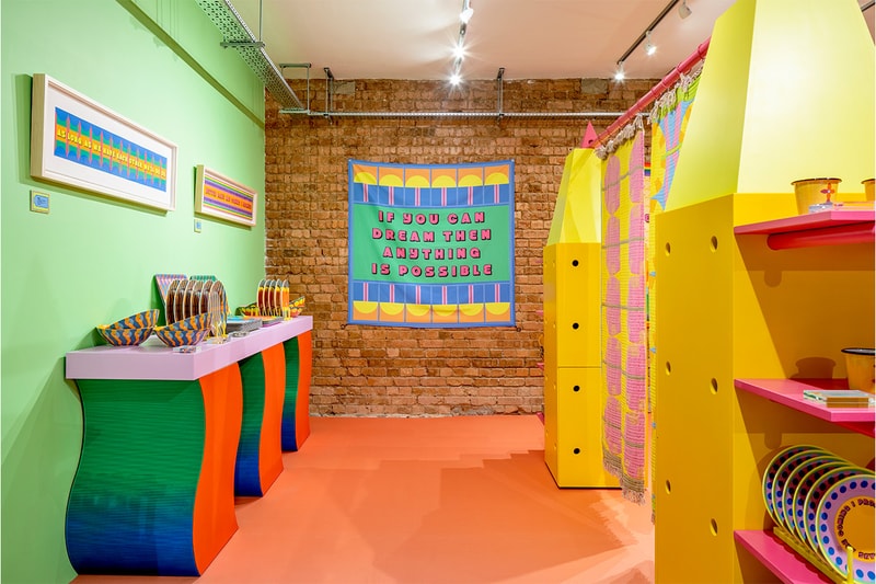 Yinka Ilori London Pop-Up Store Nigerian British artist Shoreditch architecture Christmas
