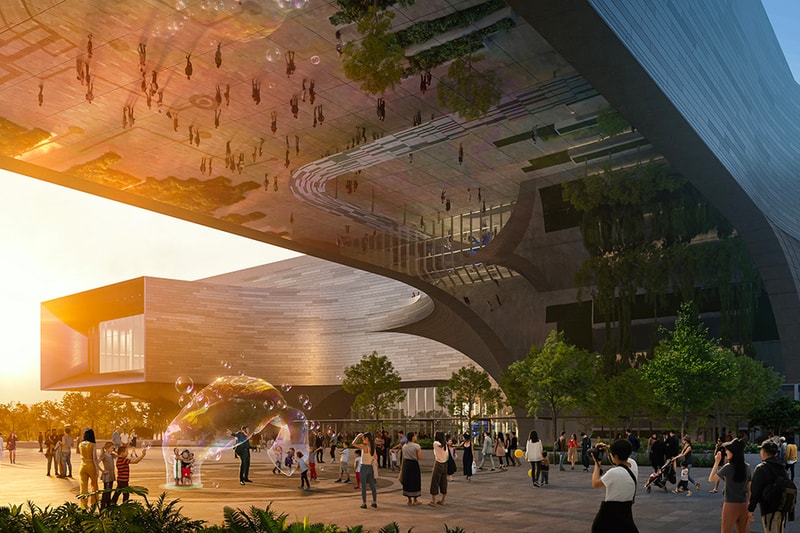 Zaha Hadid Architects Unveils Design Plans for the New Science Center in Singapore juron lake district 2027 architects 61 stm singapore green plan 2030 asia modern contemporary stem science technology engineering mathematics