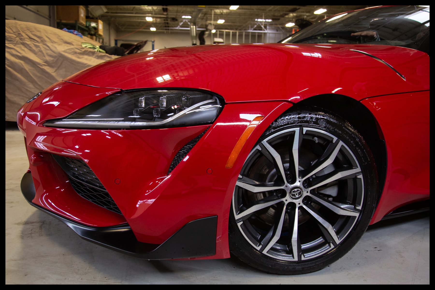 How to Detail a Car With the Toyota GR Supra Christina Roki red step by step wash car show 