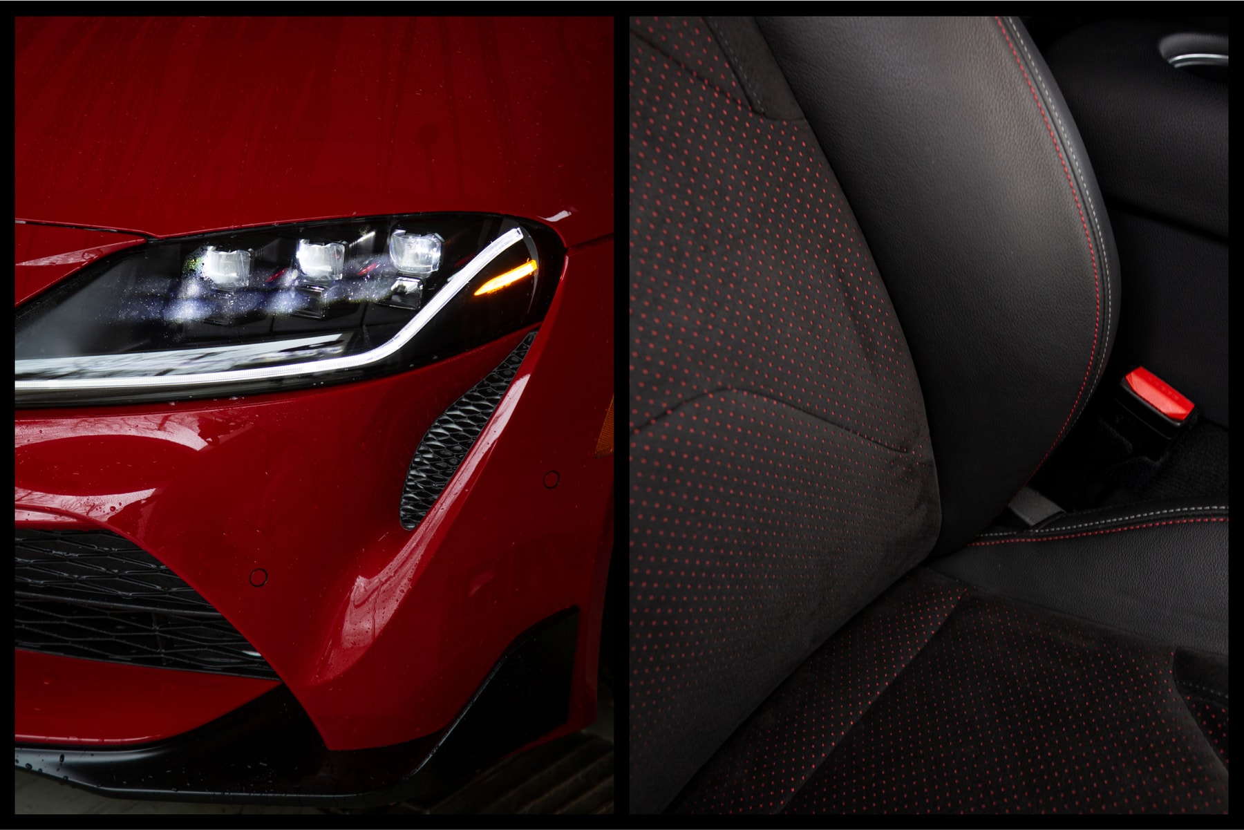 How to Detail a Car With the Toyota GR Supra Christina Roki red step by step wash car show