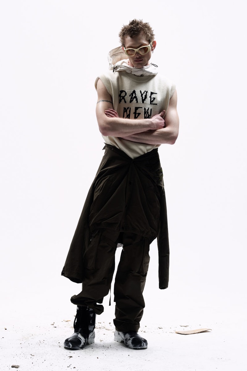 44 Label Group FW23 Outfits "Club Kids From a Doomed Future"