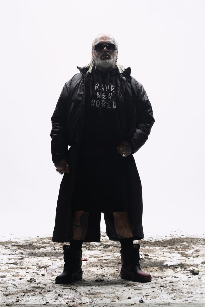 44 Label Group FW23 Outfits "Club Kids From a Doomed Future"