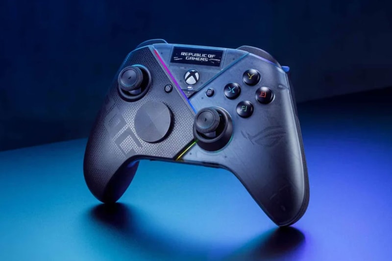 ASUS ROG Raikiri Pro OLED Screen Customizable Screen Features Unveiled CES Launch Product Xbox Controller