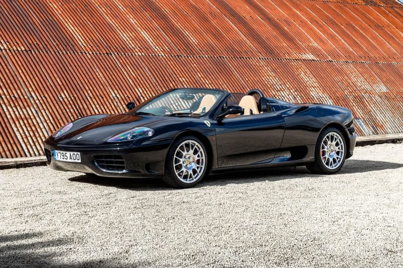 A 2001 Ferrari 360 Spider Previously Owned by David Beckham Hits the Market