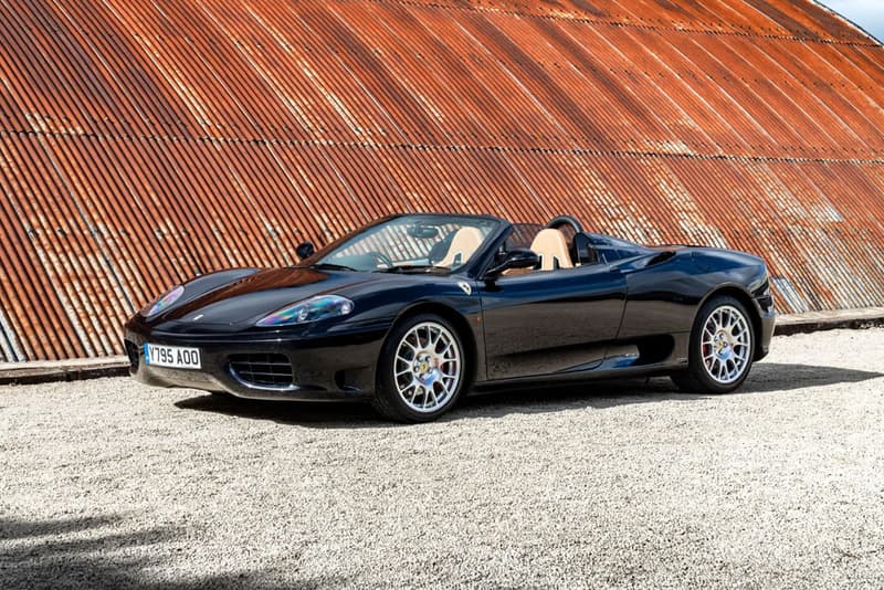 A 2001 Ferrari 360 Spider Previously Owned by David Beckham Hits the Market Automotive 