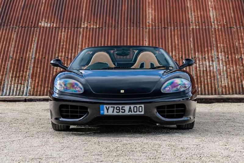 A 2001 Ferrari 360 Spider Previously Owned by David Beckham Hits the Market Automotive 