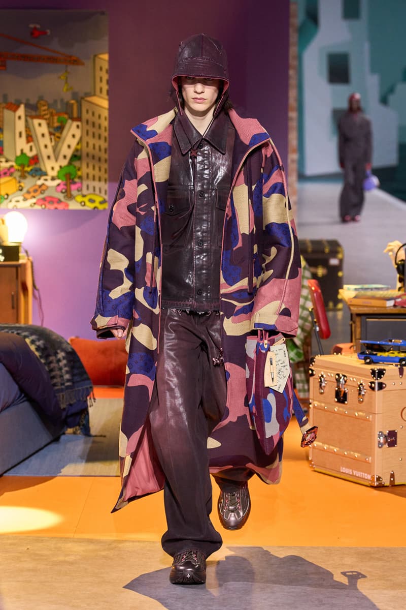 Louis Vuitton colm dillane kidsuper pfw fw23 collection paris fashion week fall winter 2023 virgil abloh youthful colors vivid vibrant rosalia