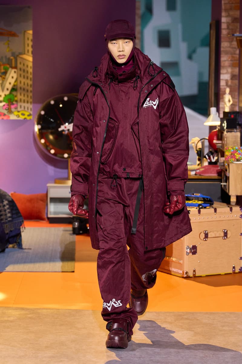 Louis Vuitton colm dillane kidsuper pfw fw23 collection paris fashion week fall winter 2023 virgil abloh youthful colors vivid vibrant rosalia