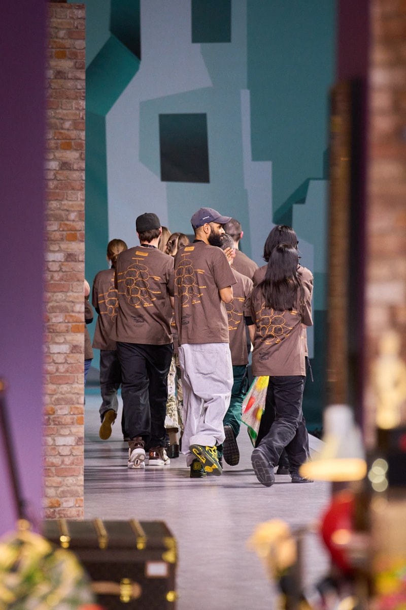 Louis Vuitton colm dillane kidsuper pfw fw23 collection paris fashion week fall winter 2023 virgil abloh youthful colors vivid vibrant rosalia