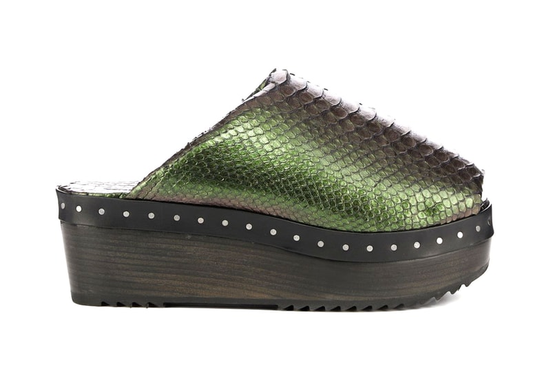 Rick Owens Offers Multicolored Reptilian Flair With SS23 Edfu Plain Sabot Footwear