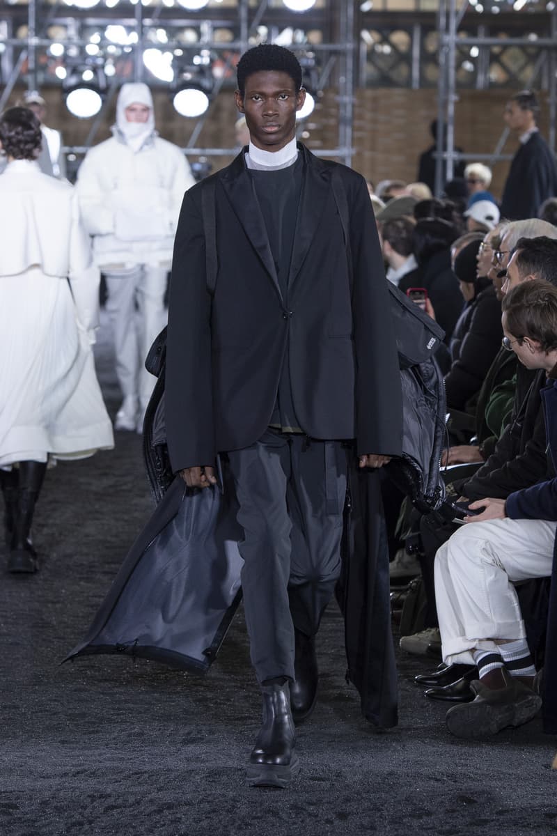 sacai Moncler fall winter 2023 collection menswear womenswear runway chitose Abe