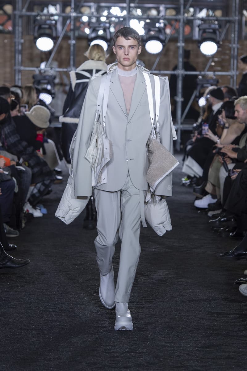 sacai Moncler fall winter 2023 collection menswear womenswear runway chitose Abe