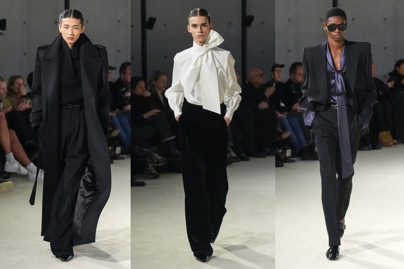 For Saint Laurent FW23, Timeless Glamour Is the Name of the Game