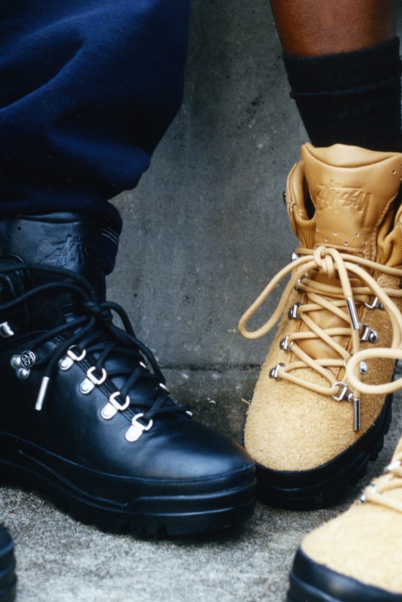 Stüssy Timberland Collaboration GORE-TEX Hiking Boots Weatherproof Teaser Photos Images Preview Release Date