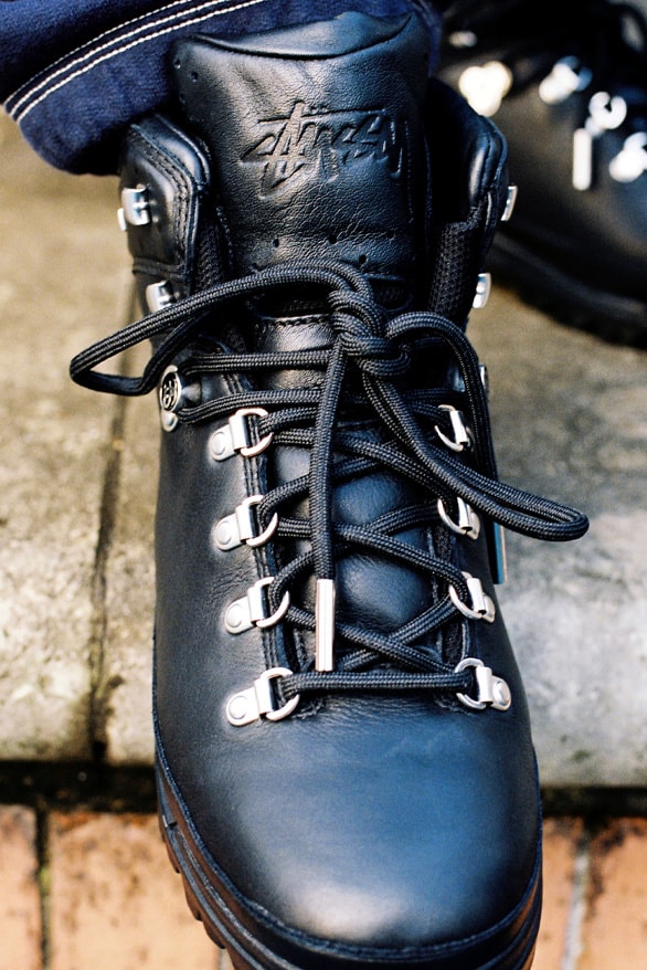 Stüssy Timberland Collaboration GORE-TEX Hiking Boots Weatherproof Teaser Photos Images Preview Release Date