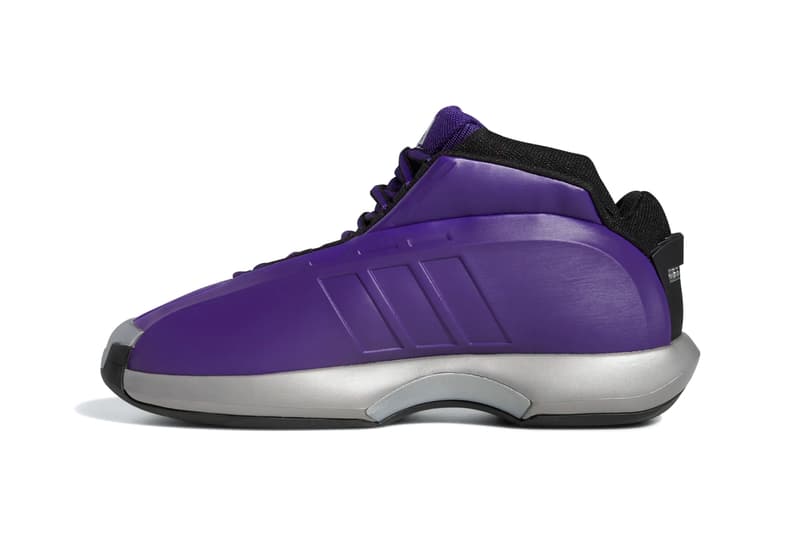 adidas Crazy 1 Regal Purple Kobe Bryant Three Stripes Sneakers Basketball Footwear Sports Purple Black White EVA Midsole