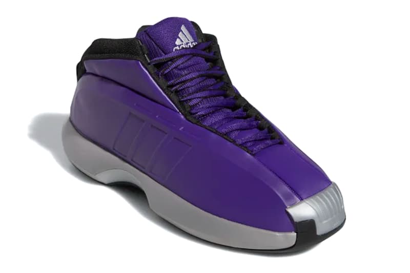 adidas Crazy 1 Regal Purple Kobe Bryant Three Stripes Sneakers Basketball Footwear Sports Purple Black White EVA Midsole