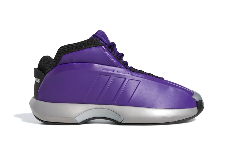 adidas Crazy 1 Regal Purple Kobe Bryant Three Stripes Sneakers Basketball Footwear Sports Purple Black White EVA Midsole