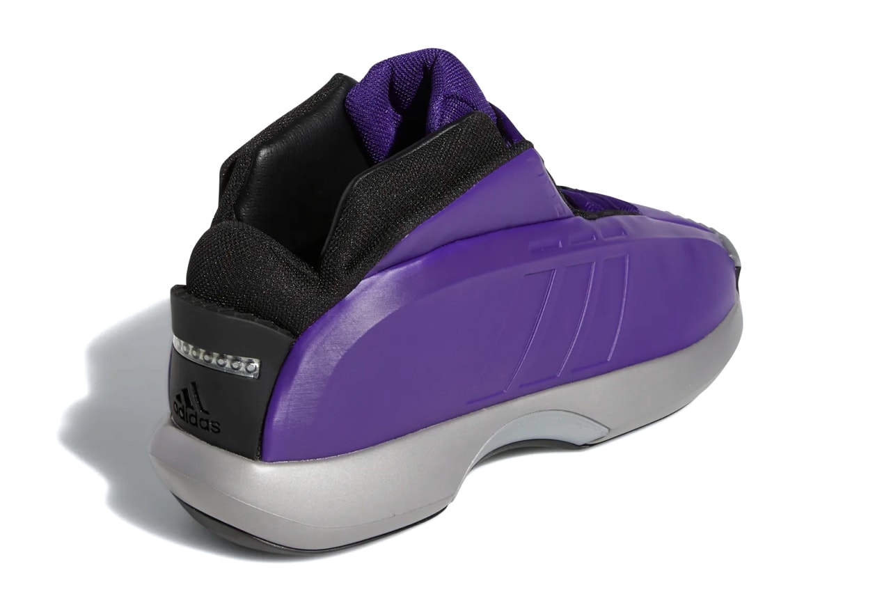 adidas Crazy 1 Regal Purple Kobe Bryant Three Stripes Sneakers Basketball Footwear Sports Purple Black White EVA Midsole