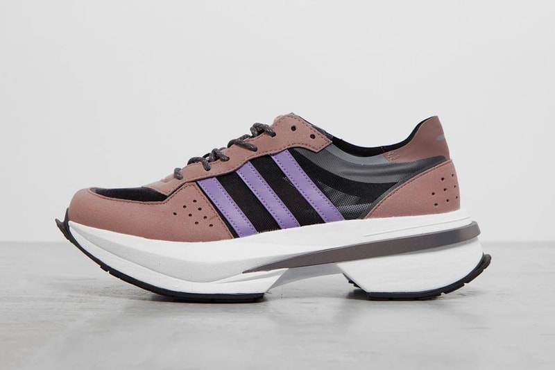 adidas Originals Esiod Brown Sneaker Trainer Footwear Style Three Stripes Faux Leather Mesh Breathable Marathon Running