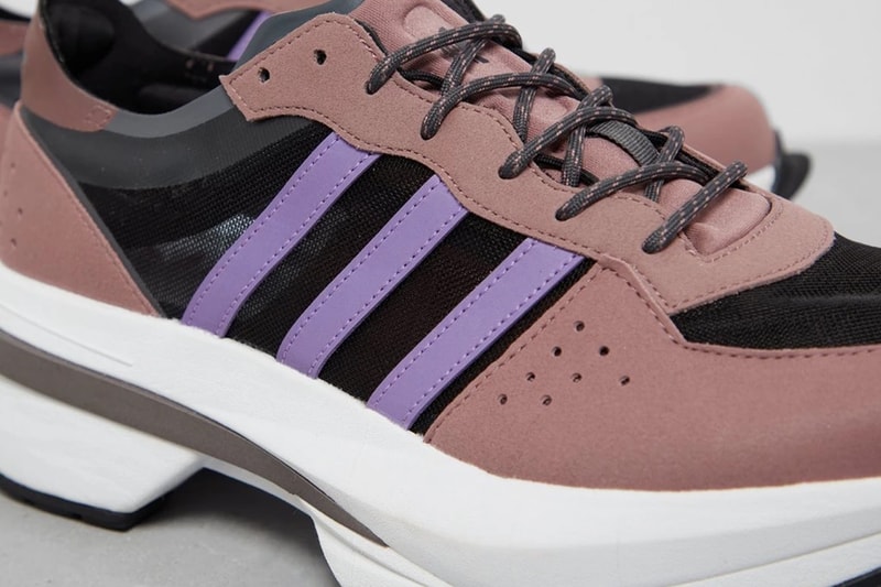 adidas Originals Esiod Brown Sneaker Trainer Footwear Style Three Stripes Faux Leather Mesh Breathable Marathon Running