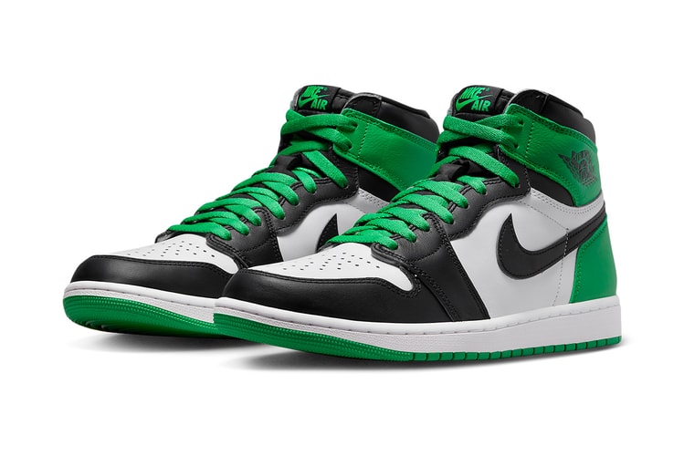 Official Images of the Air Jordan 1 High "Lucky Green"
