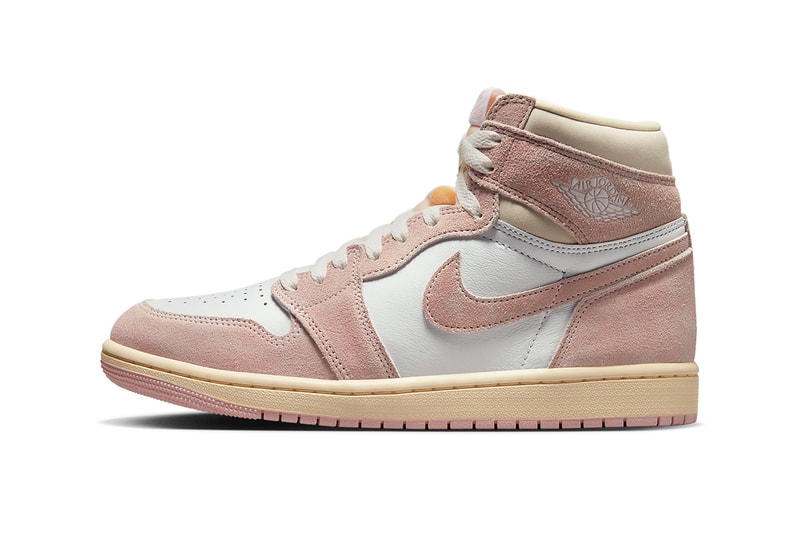 Air Jordan 1 High OG Atmosphere Washed Pink FD2596-600 release info sneakers footwear womenswear women swoosh hype release date info store list buying guide photos price