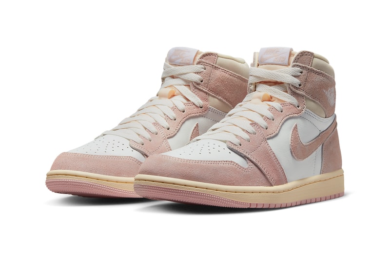 Air Jordan 1 High OG Atmosphere Washed Pink FD2596-600 release info sneakers footwear womenswear women swoosh hype release date info store list buying guide photos price