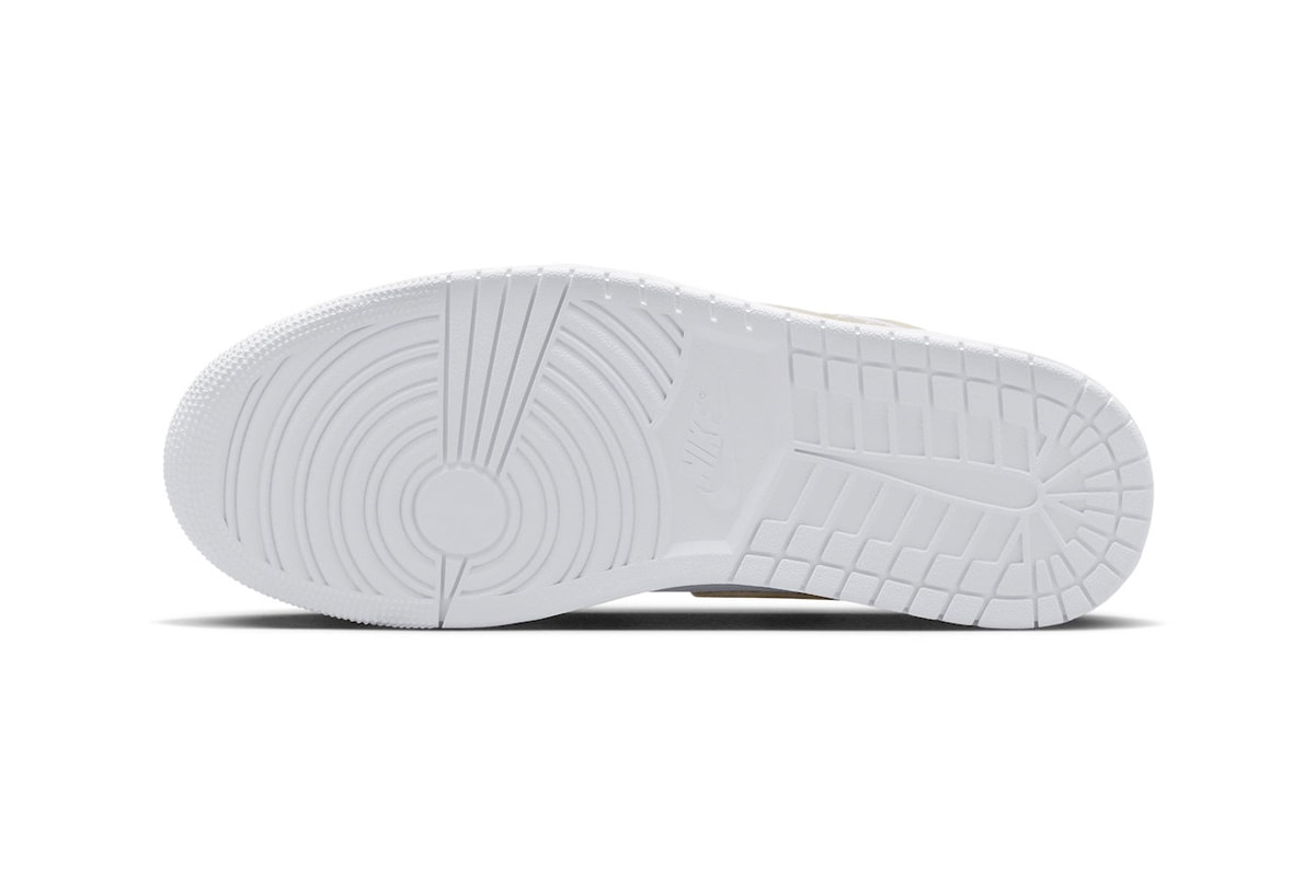 Air Jordan 1 Low Craft Gets Outfitted in "Tech Grey" jordan brand release info DN1635-002 Light Orewood Brown-White-Sail summer 2023 michael jordan low top shoes