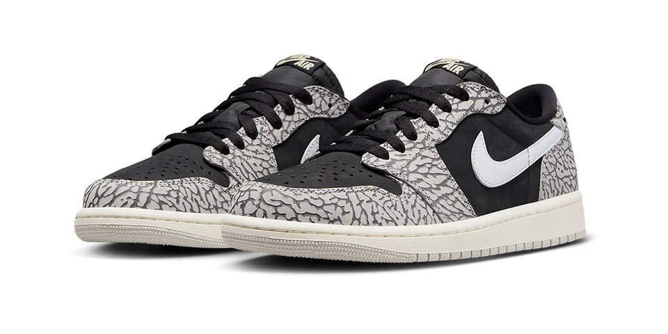 Official Images of the Air Jordan 1 Low OG "Black Cement"