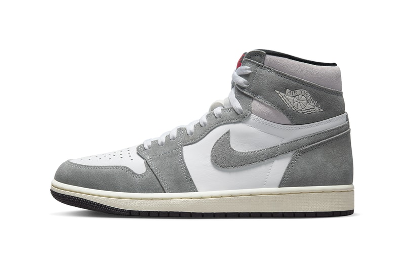 air michael jordan brand 1 high og washed black fire red light smoke grey sail DZ5485 051 official release date info photos price store list buying guide DZ5485-051 washed heritage black and smoke grey