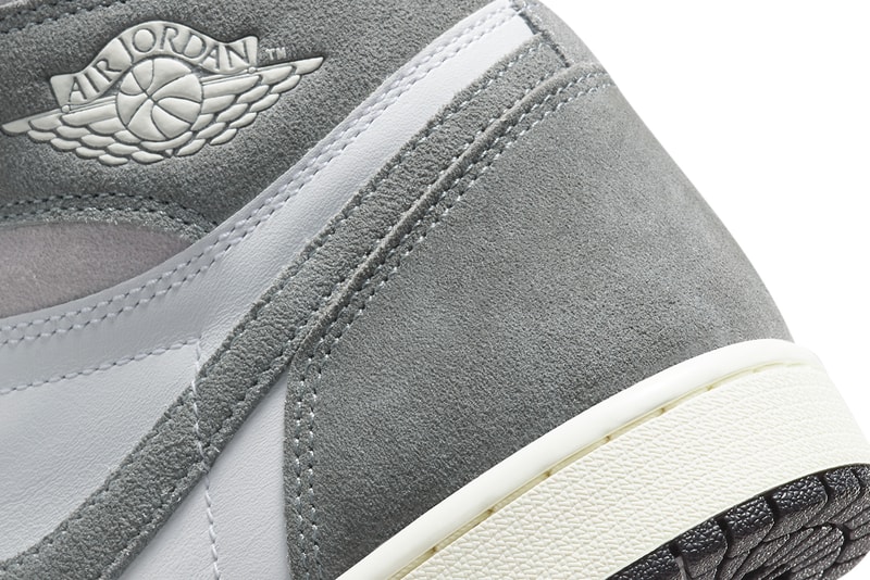 air michael jordan brand 1 high og washed black fire red light smoke grey sail DZ5485 051 official release date info photos price store list buying guide DZ5485-051 washed heritage black and smoke grey