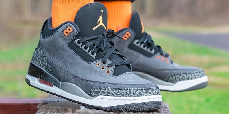 grey & orange 3s