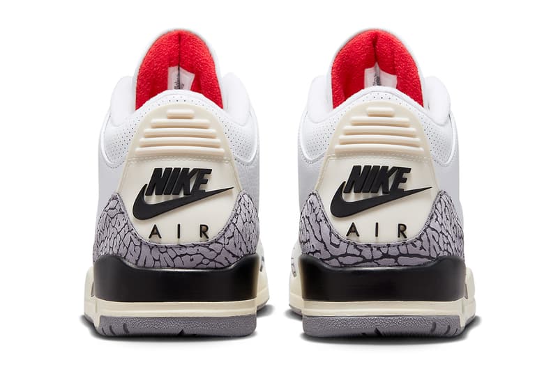 Air Jordan 3 White Cement Reimagined Detailed Look Release Info dn3707-100 Date Buy Price 