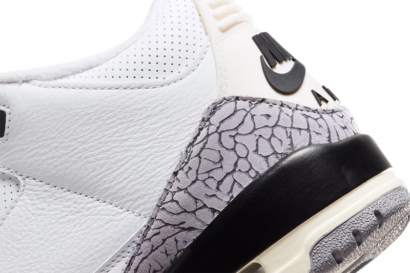 Air Jordan 3 White Cement Reimagined Detailed Look Release Info dn3707-100 Date Buy Price 