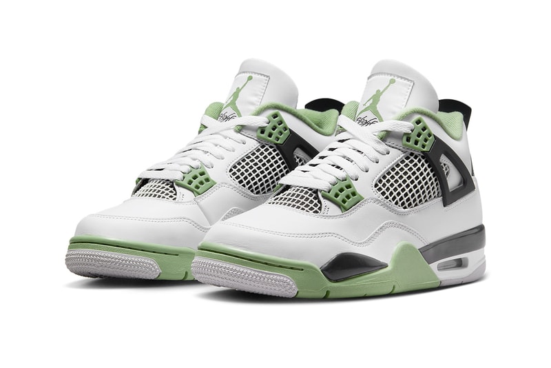 air jordan 4 seafoam oil green AQ9129 103 release date info store list buying guide photos price 