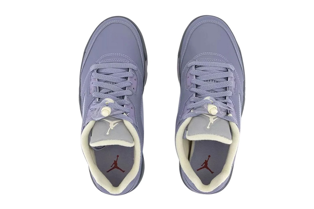 Air Jordan 5 Low "Indigo Haze" First Look FJ4563-500 sneakers footwear hype
