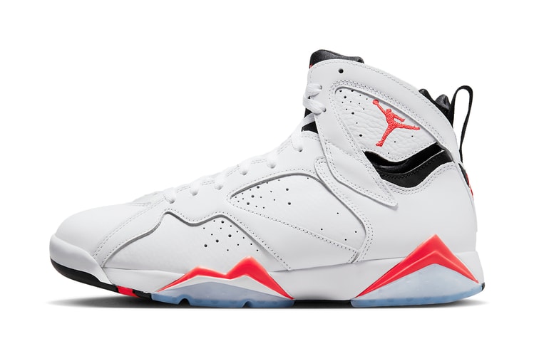Official Images of the Air Jordan 7 "White Infrared"