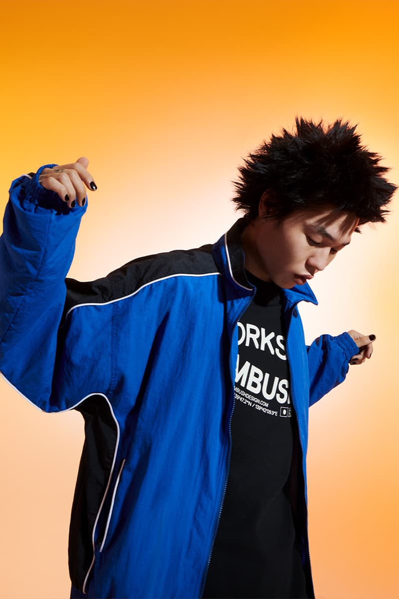 AMBUSH SS23 Pre-Collection Is Inspired by Tokyo's Endless Evolution spring summer 2023 yoon verbal streetwear lookbook release sportswear tracksuits bowling nostalgic denim clothes