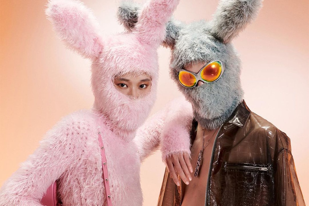 AMBUSH® Teases Year of the Rabbit Themed Bunny Balaclavas pink grey lunar new year yoon ski mask