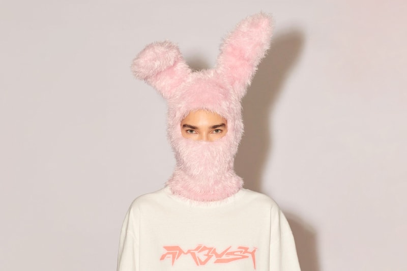AMBUSH® Teases Year of the Rabbit Themed Bunny Balaclavas pink grey lunar new year yoon ski mask
