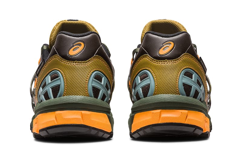 Andersson bell asics third collaboration world animal plant species black green olive oil dark brown bright rose evergreen release info date price