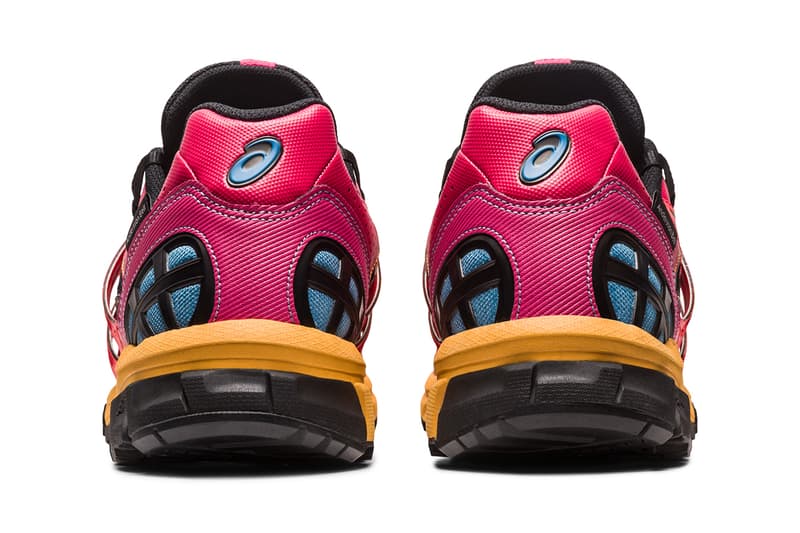 Andersson bell asics third collaboration world animal plant species black green olive oil dark brown bright rose evergreen release info date price