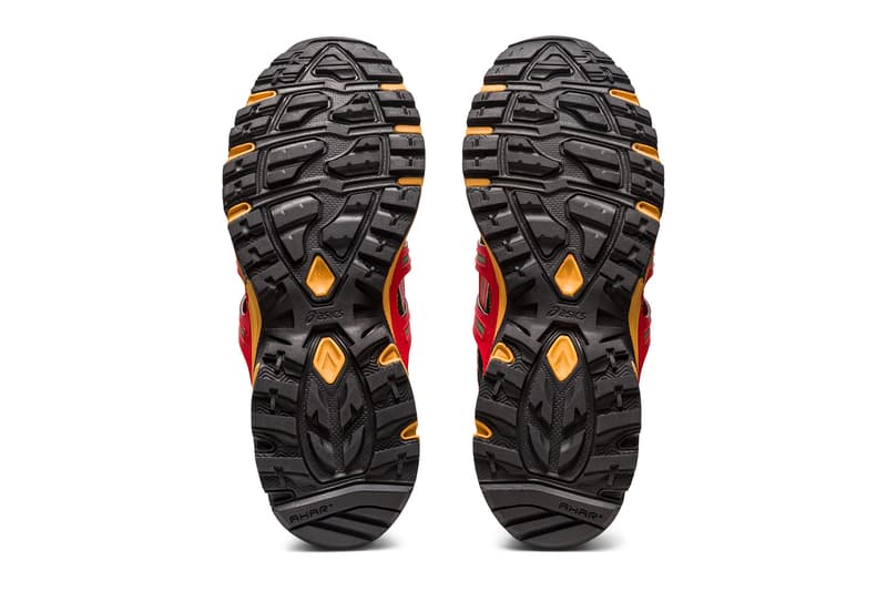 Andersson bell asics third collaboration world animal plant species black green olive oil dark brown bright rose evergreen release info date price