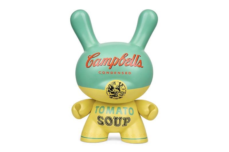 ANDY WARHOL 20 inch CAMPBELL'S SOUP TEAL DUNNY SCULPTURE BY KIDROBOT LIMITED EDITION OF 20 preorder release info date price