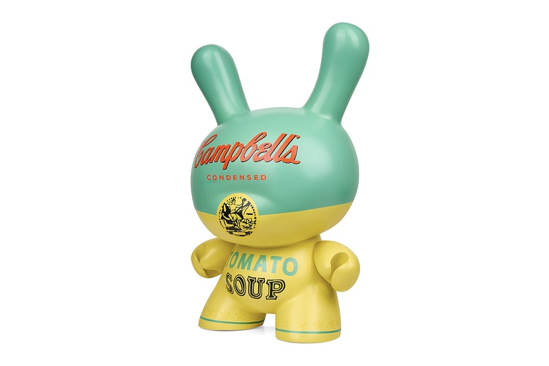 ANDY WARHOL 20 inch CAMPBELL'S SOUP TEAL DUNNY SCULPTURE BY KIDROBOT LIMITED EDITION OF 20 preorder release info date price
