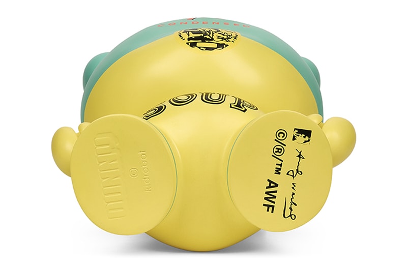 ANDY WARHOL 20 inch CAMPBELL'S SOUP TEAL DUNNY SCULPTURE BY KIDROBOT LIMITED EDITION OF 20 preorder release info date price